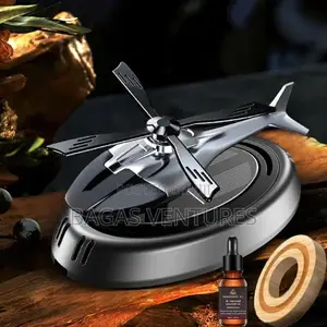 Helicopter Solar-Powered Car Air Freshener
