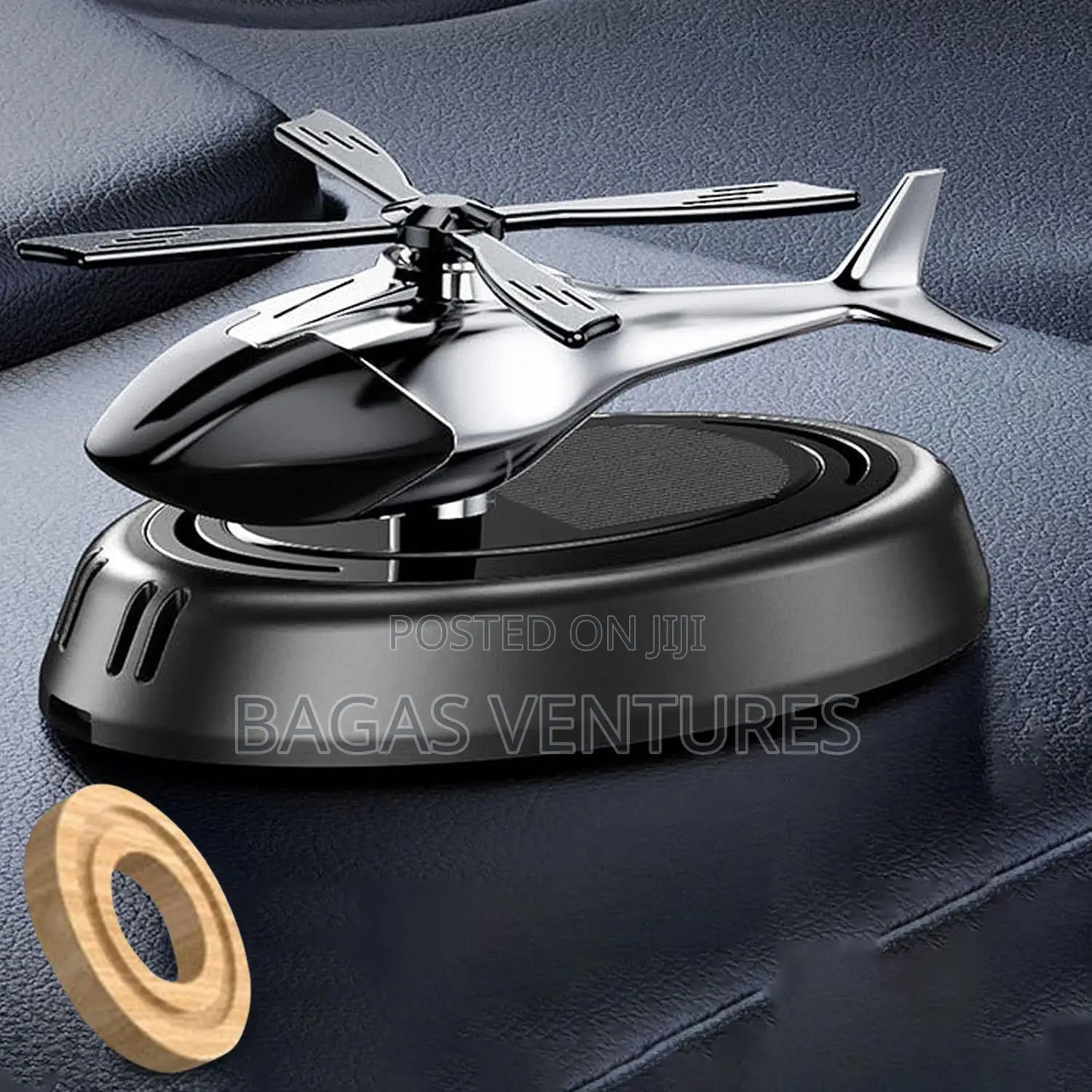 Helicopter Solar-Powered Car Air Freshener