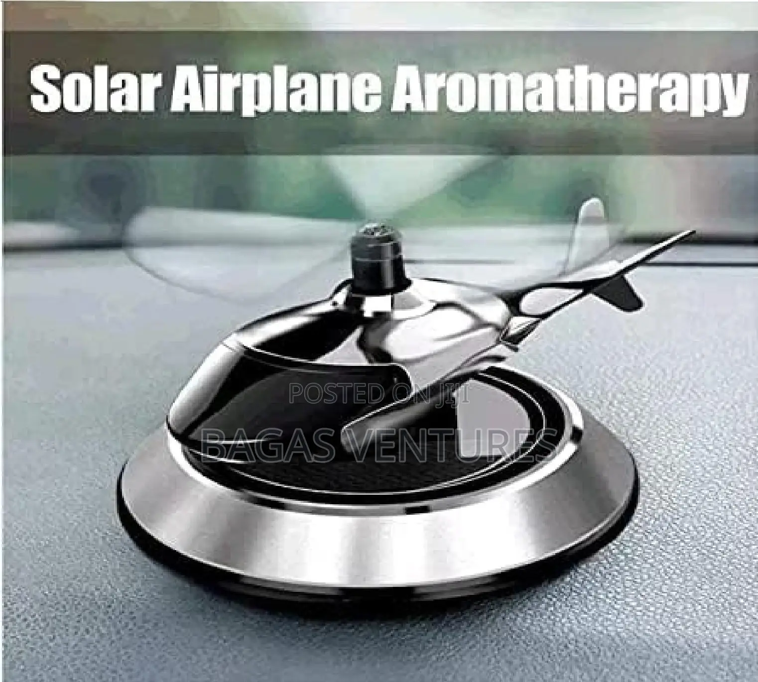 Helicopter Solar-Powered Car Air Freshener