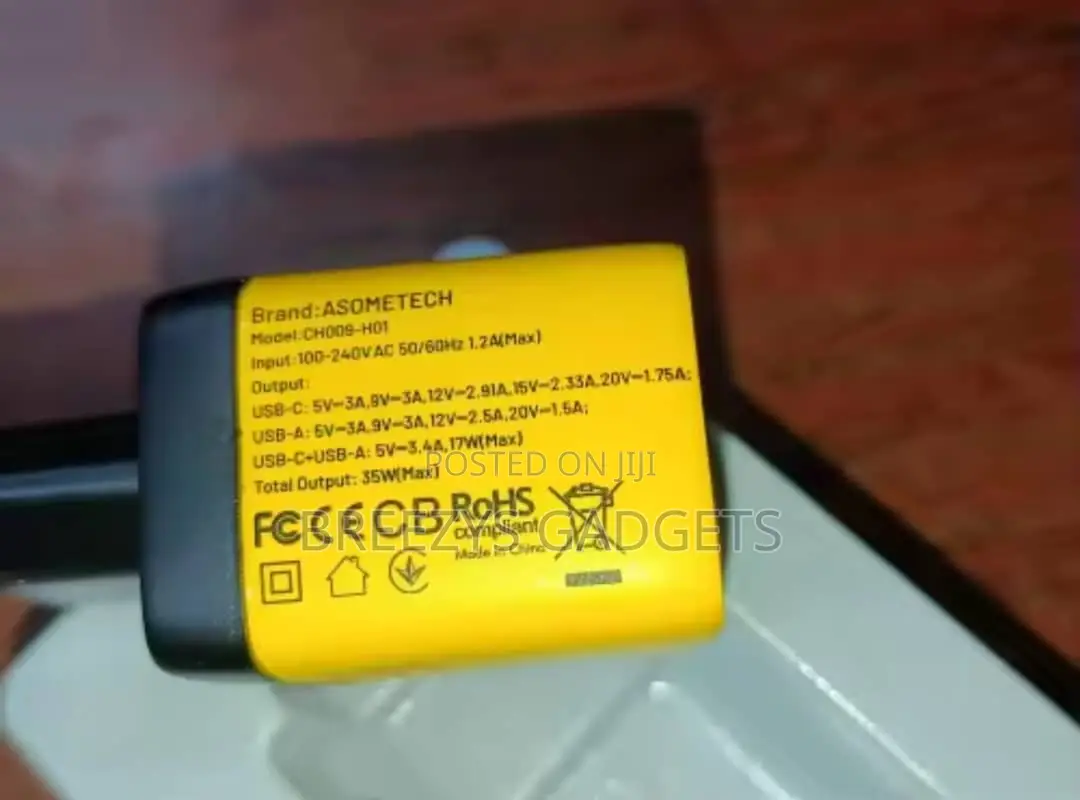 Asometech 35w Gan Charger Led Display