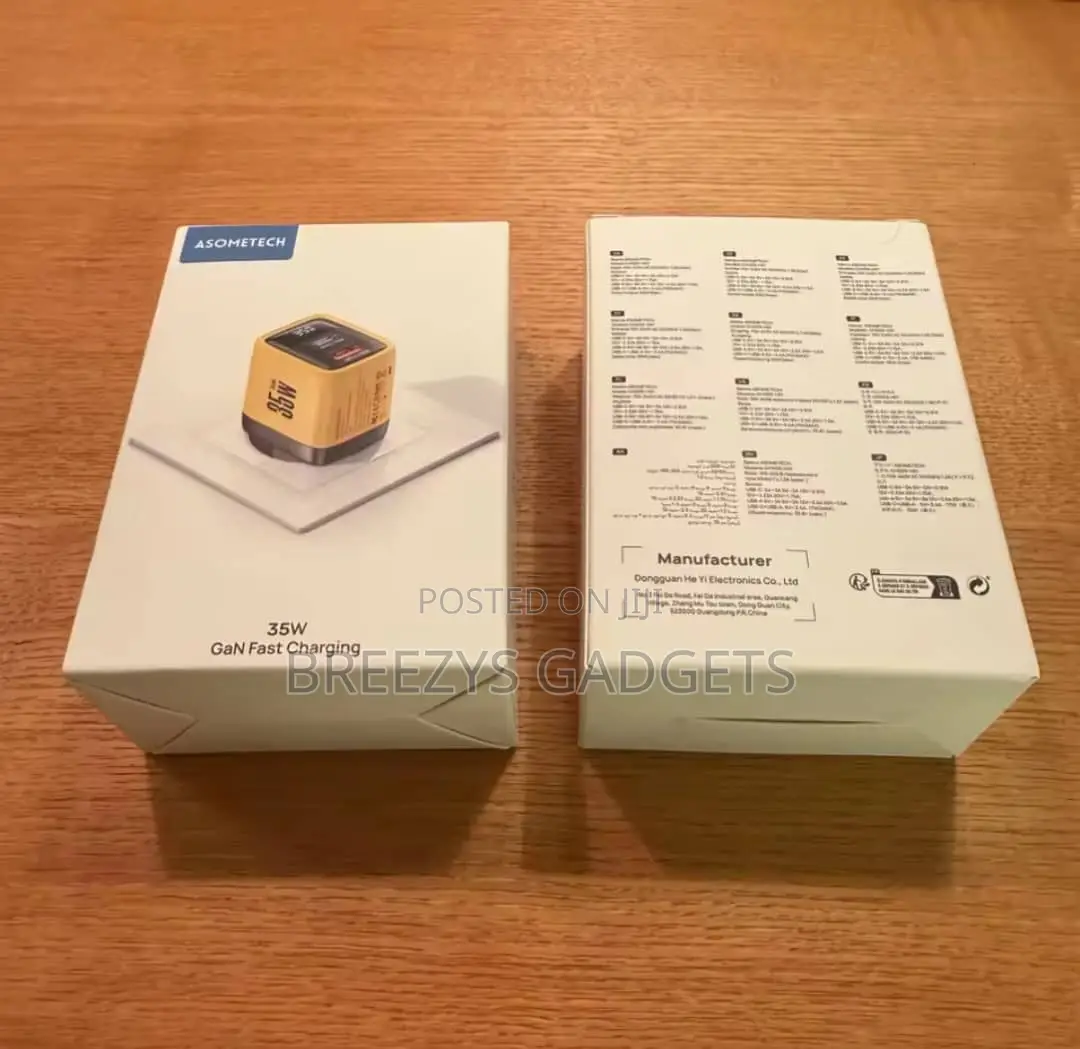 Asometech 35w Gan Charger Led Display