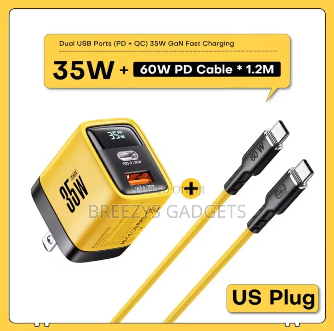 Asometech 35w Gan Charger Led Display