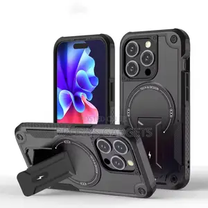 Cool Mecha for Magsafe Magnetic Stand Invisible Support iPhone Case