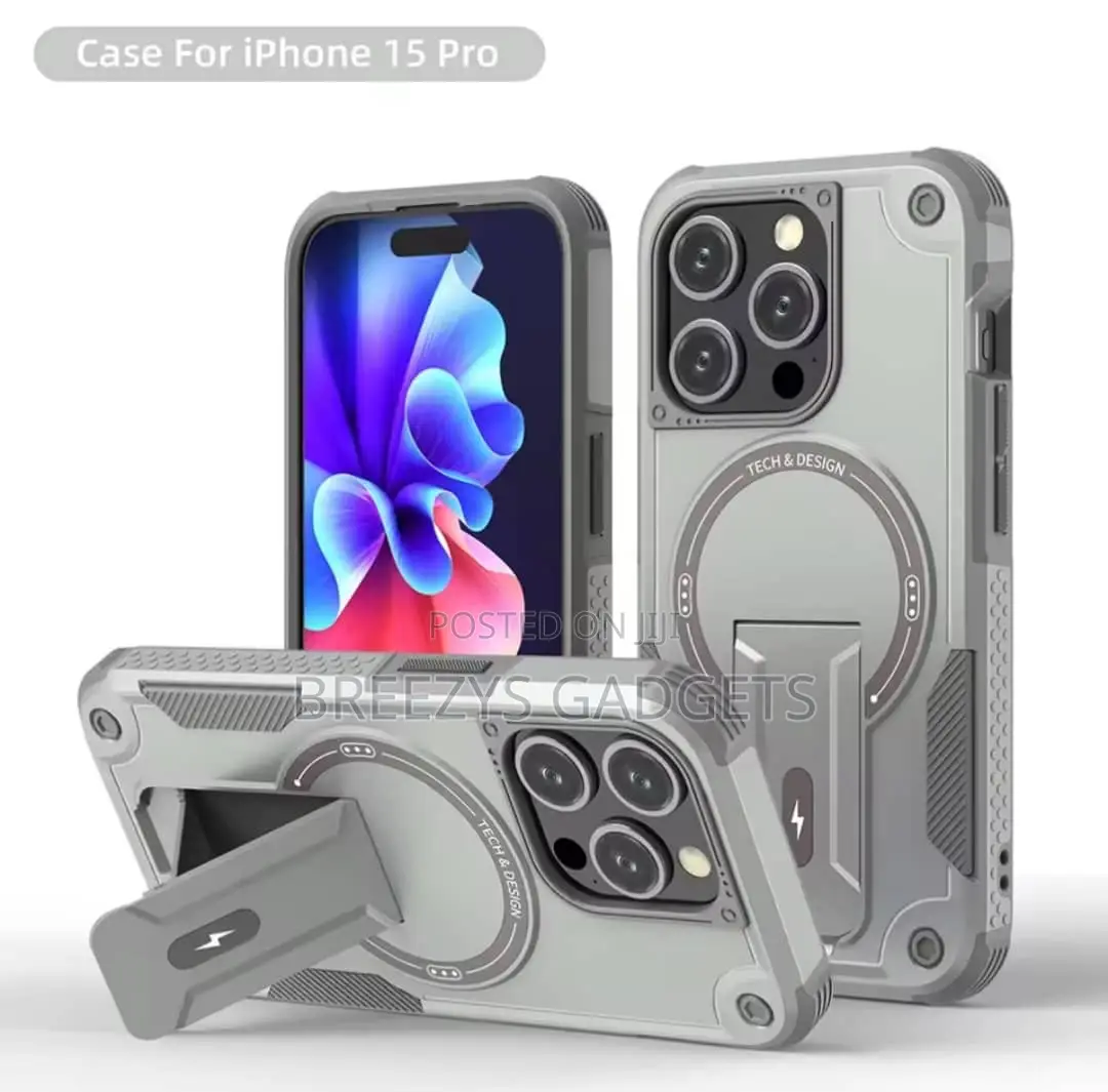 Cool Mecha for Magsafe Magnetic Stand Invisible Support iPhone Case
