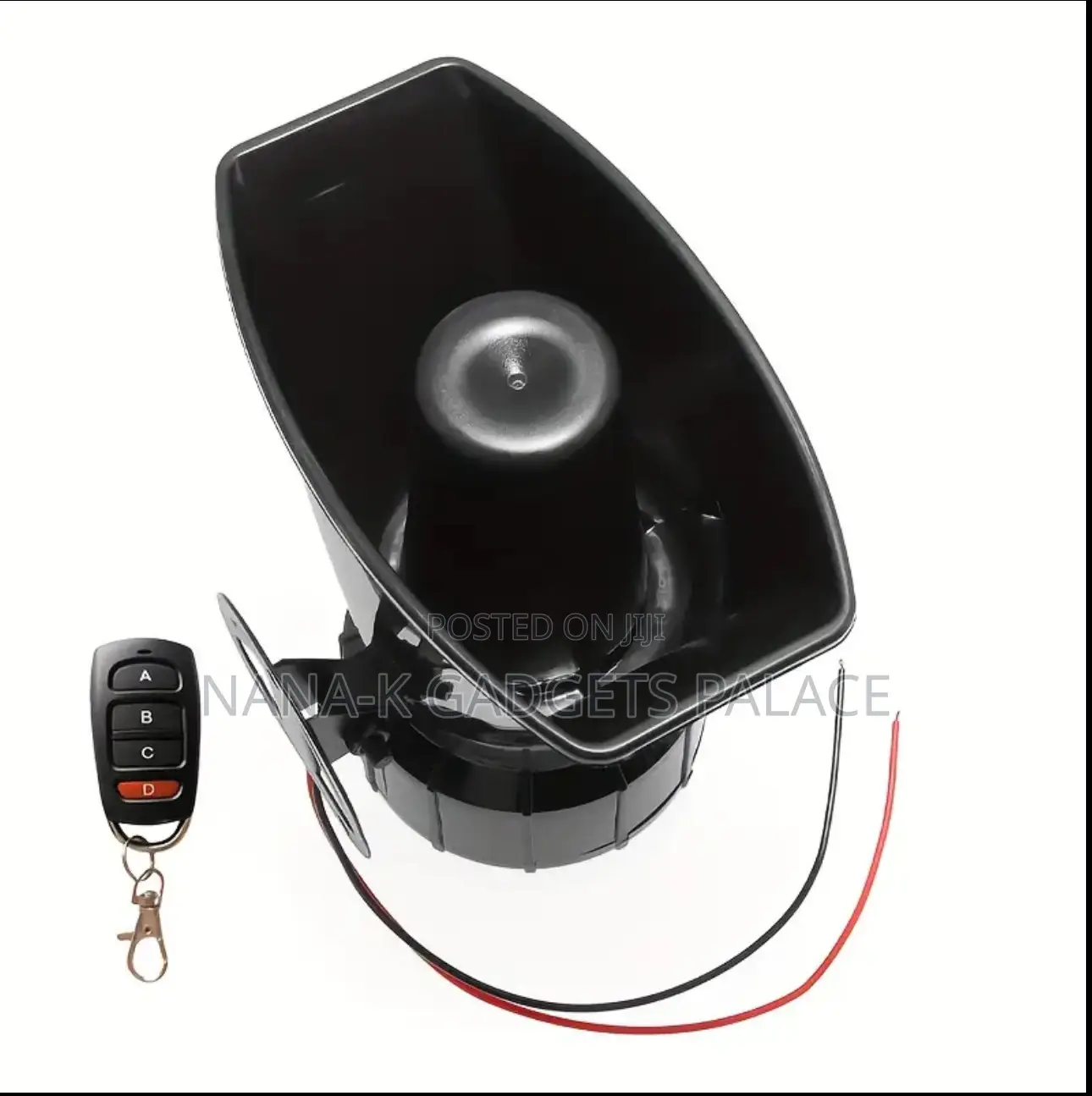Wireless Siren With Remote and 7 Different Sounds.