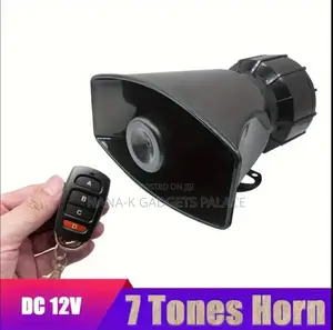 Wireless Siren With Remote and 7 Different Sounds.