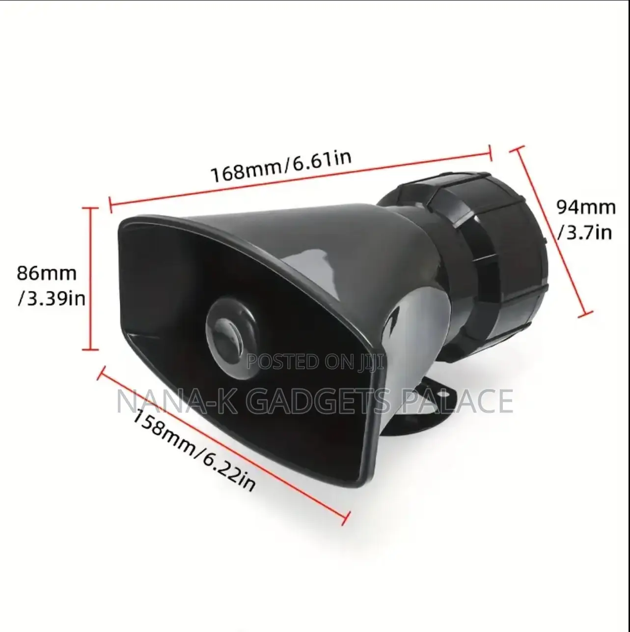 Wireless Siren With Remote and 7 Different Sounds.