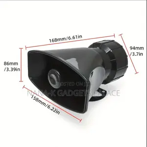 Wireless Siren With Remote and 7 Different Sounds.