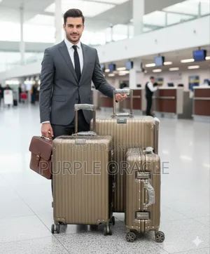 Three Set of Rimowa Original Aluminum Suitcases.