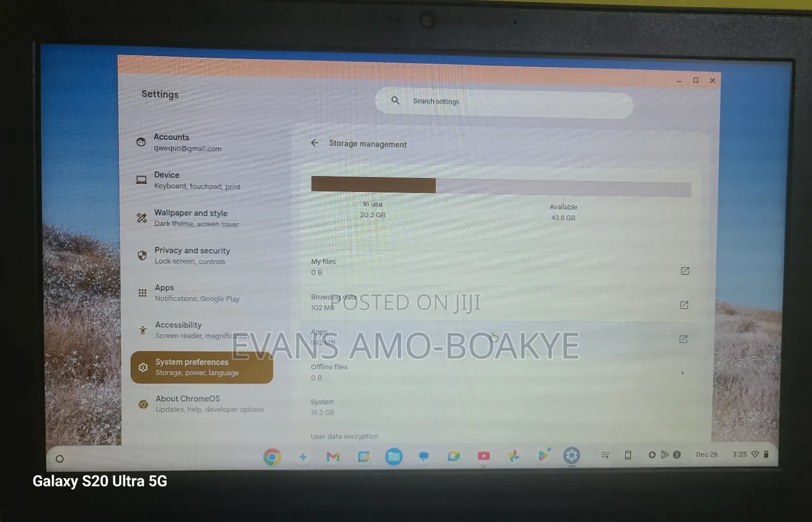 Laptop Lenovo Ideapad 3 4GB Intel Celeron SSD 60GB