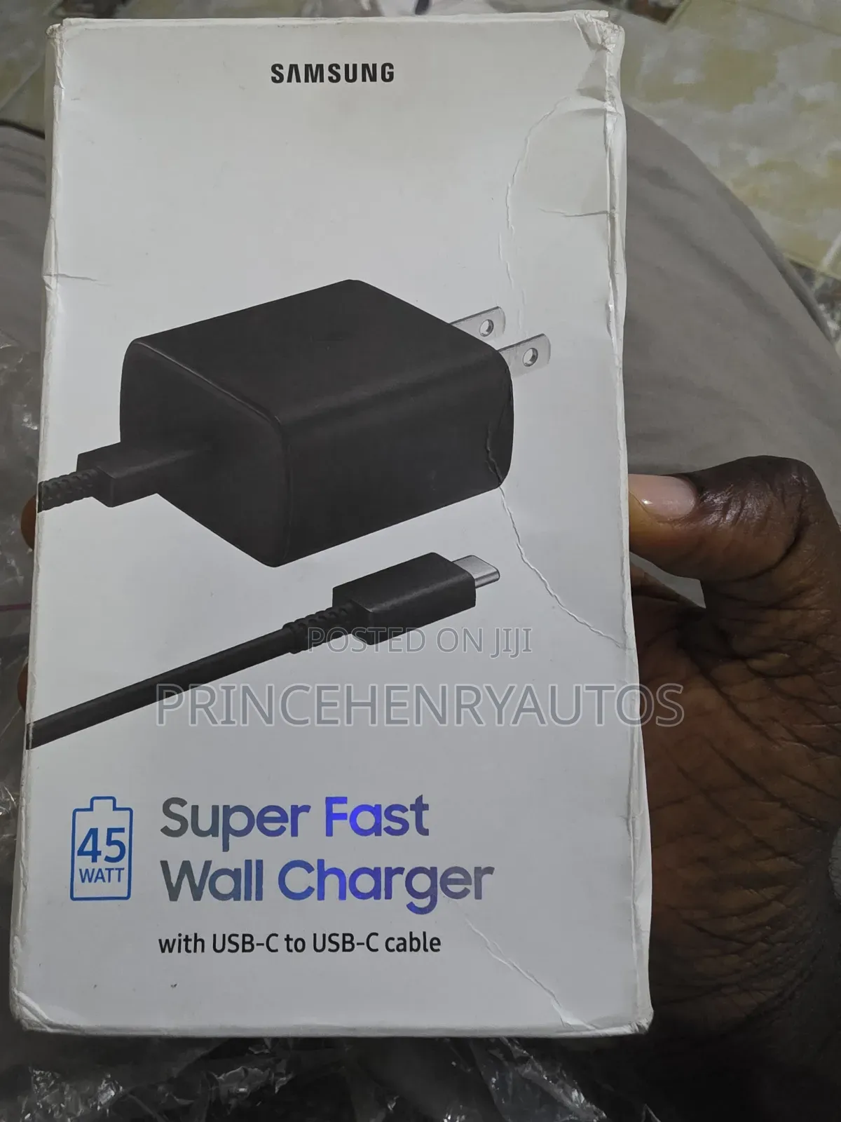 Samsung Official 45w Usb-C Super Fast Charging Wall Charger (Black)