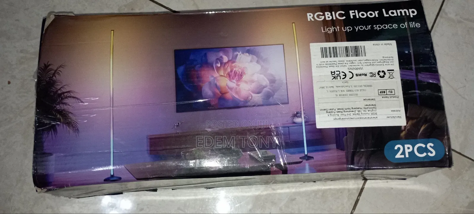Rgbic Floor Lamp - 2pcs