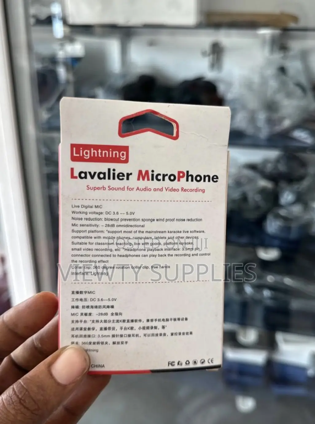 Mini Clip-on Lapel Lavelier Microphone for iPhone