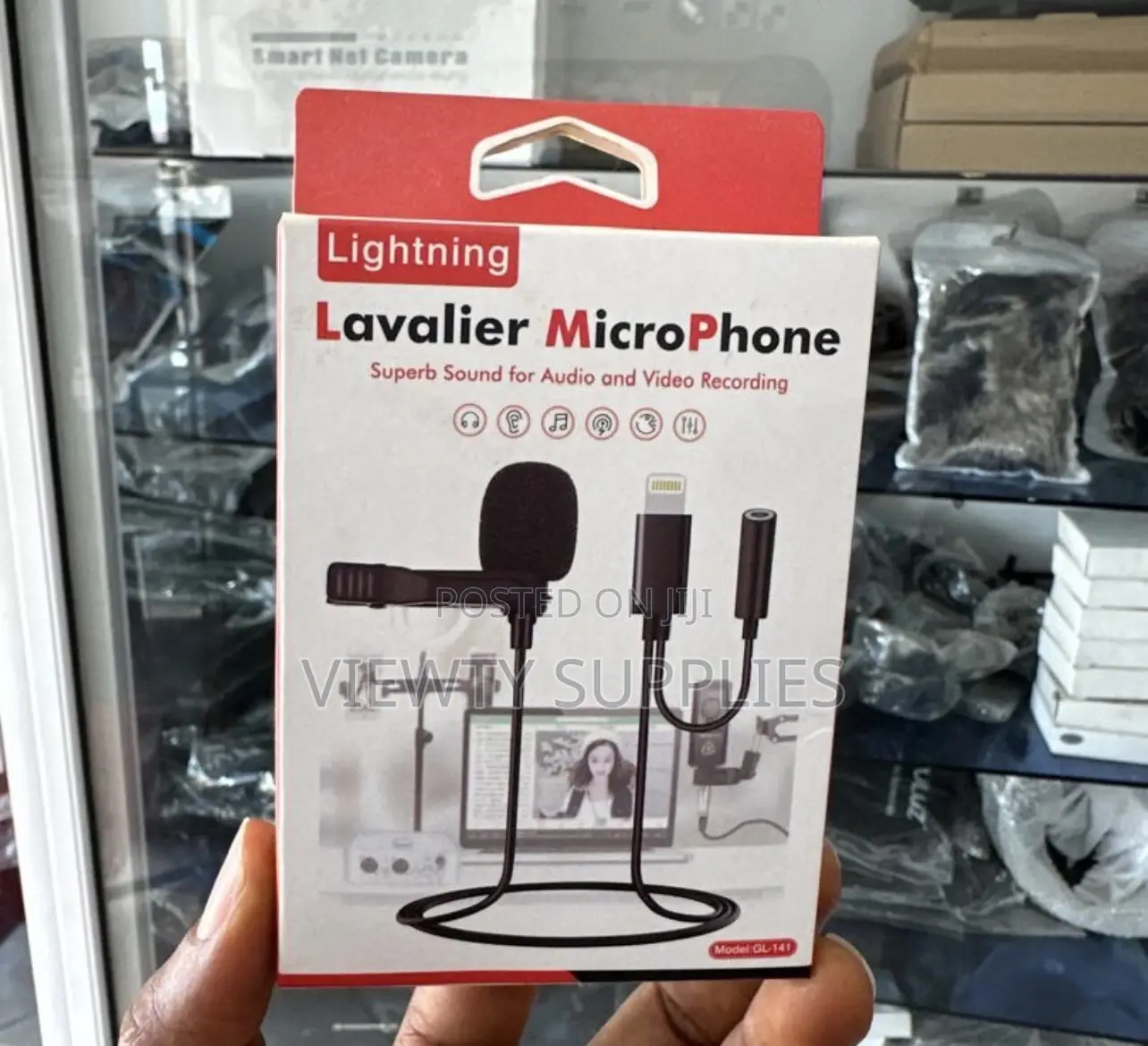 Mini Clip-on Lapel Lavelier Microphone for iPhone