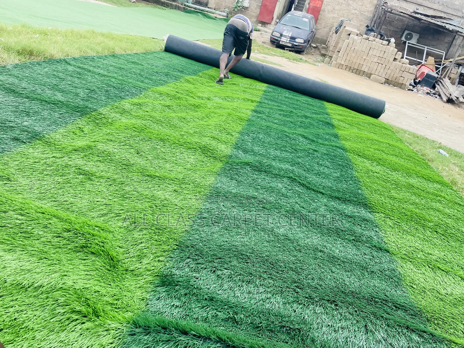 Artificial Grass Carpet (50mm) Football Pitch
