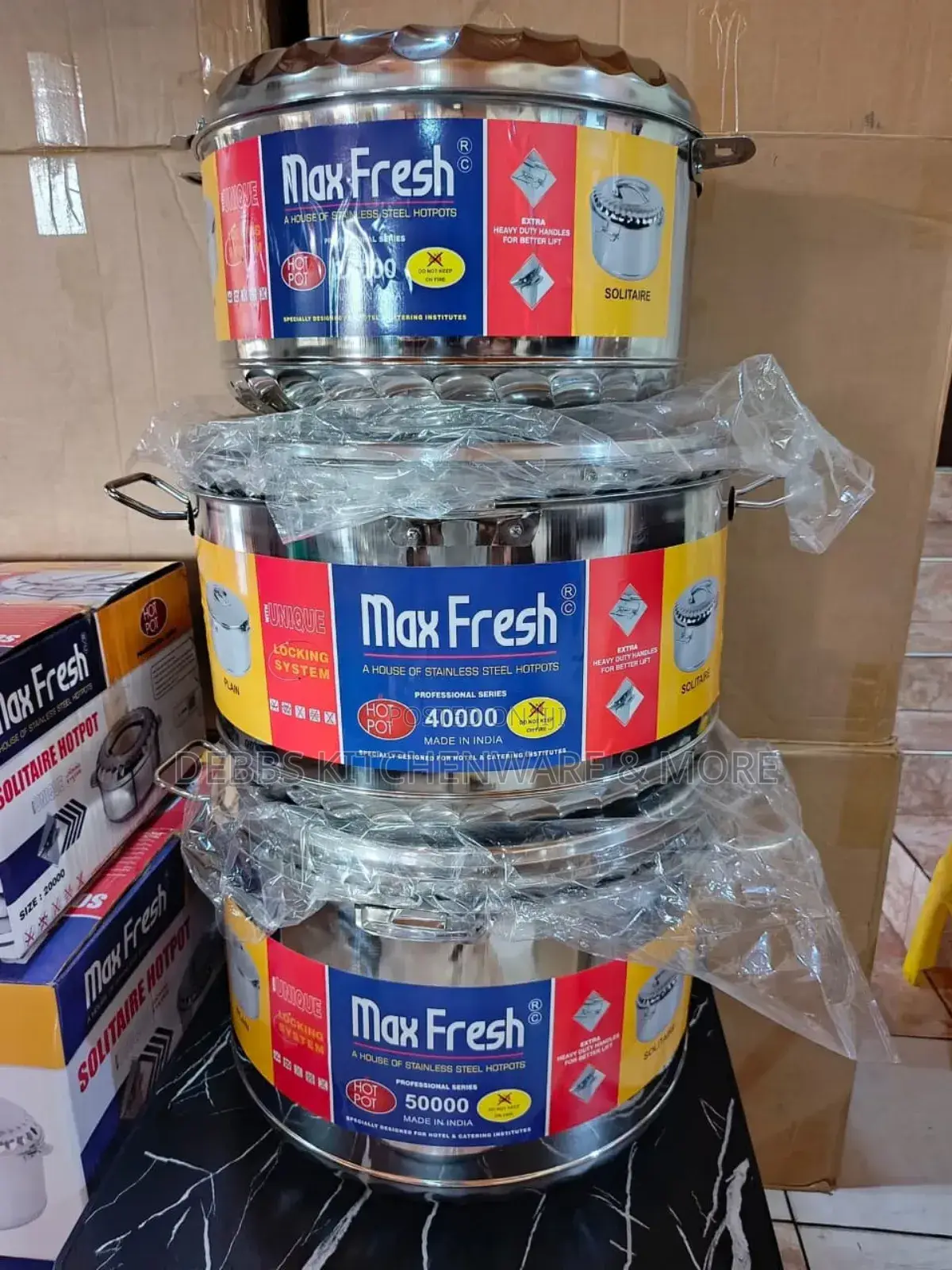 3pcs Commercial Food Warmer From India