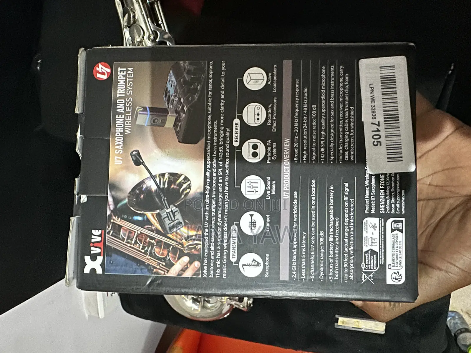 Xvive Wireless Saxophone Mic