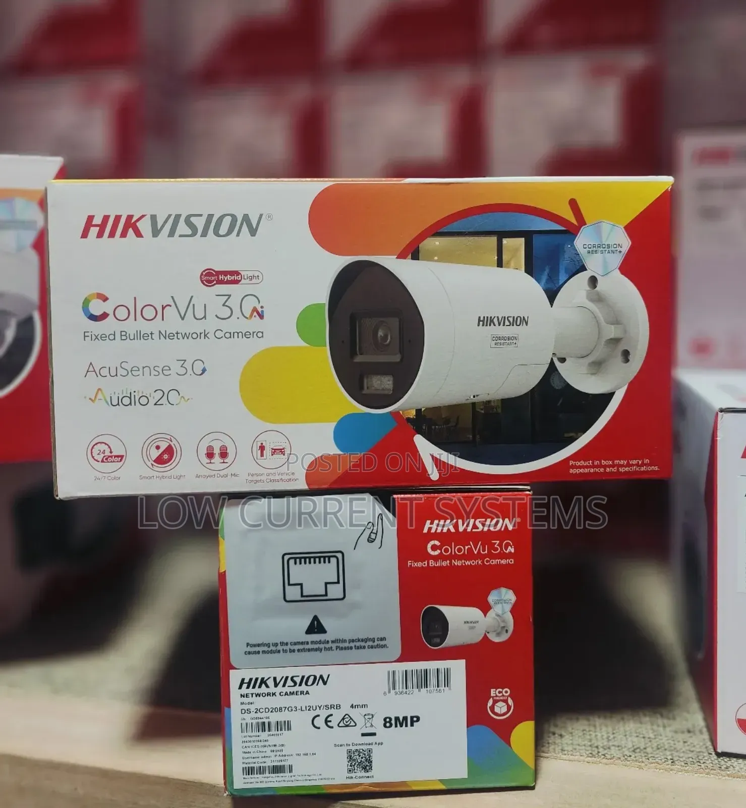 Hikvision Ds-2cd2087g3-Li2uy/SRB Anti-Corrosion Acusence 8mp Ip Camera