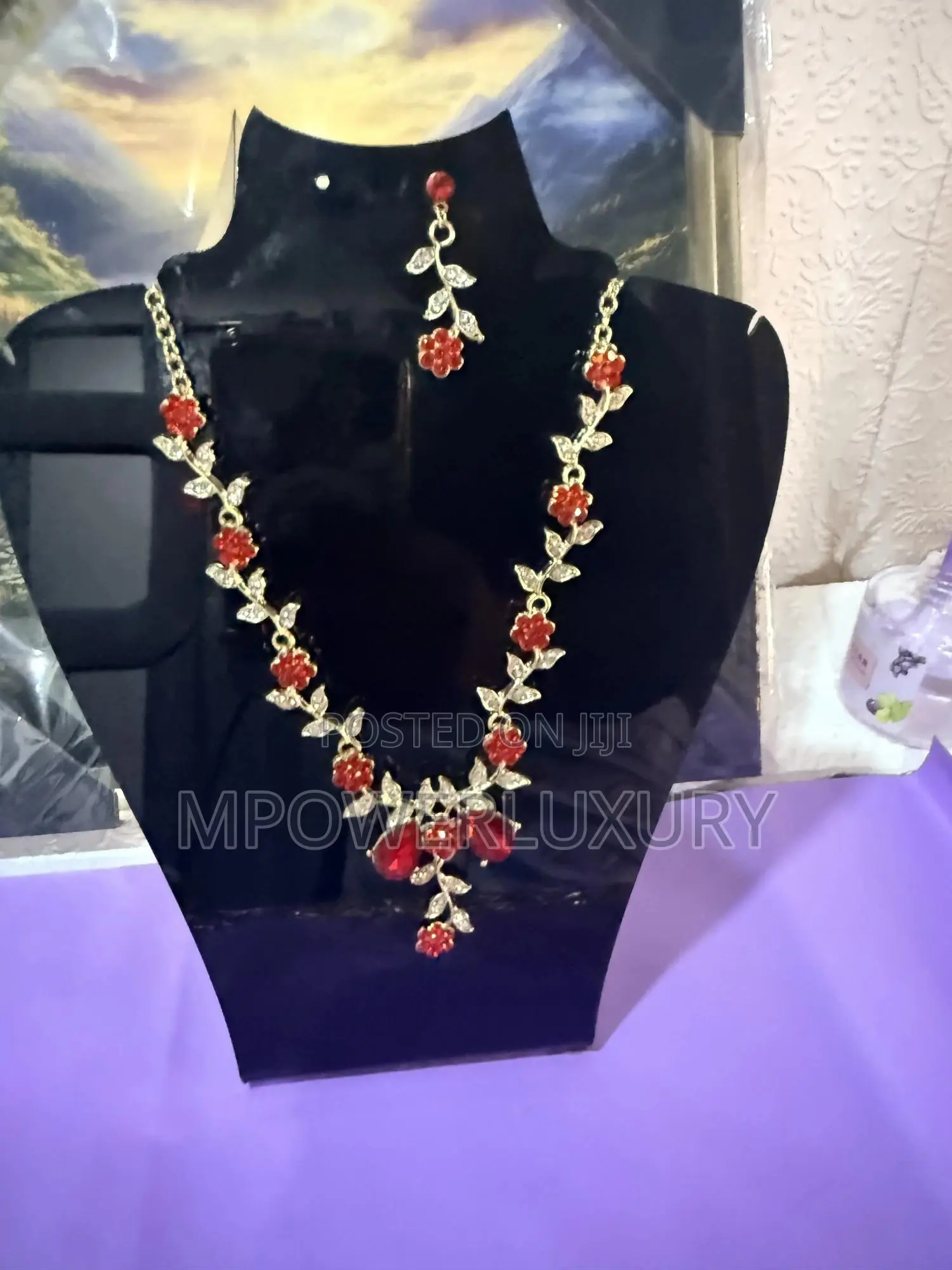 Bridal Jewelry Necklace and Earrings