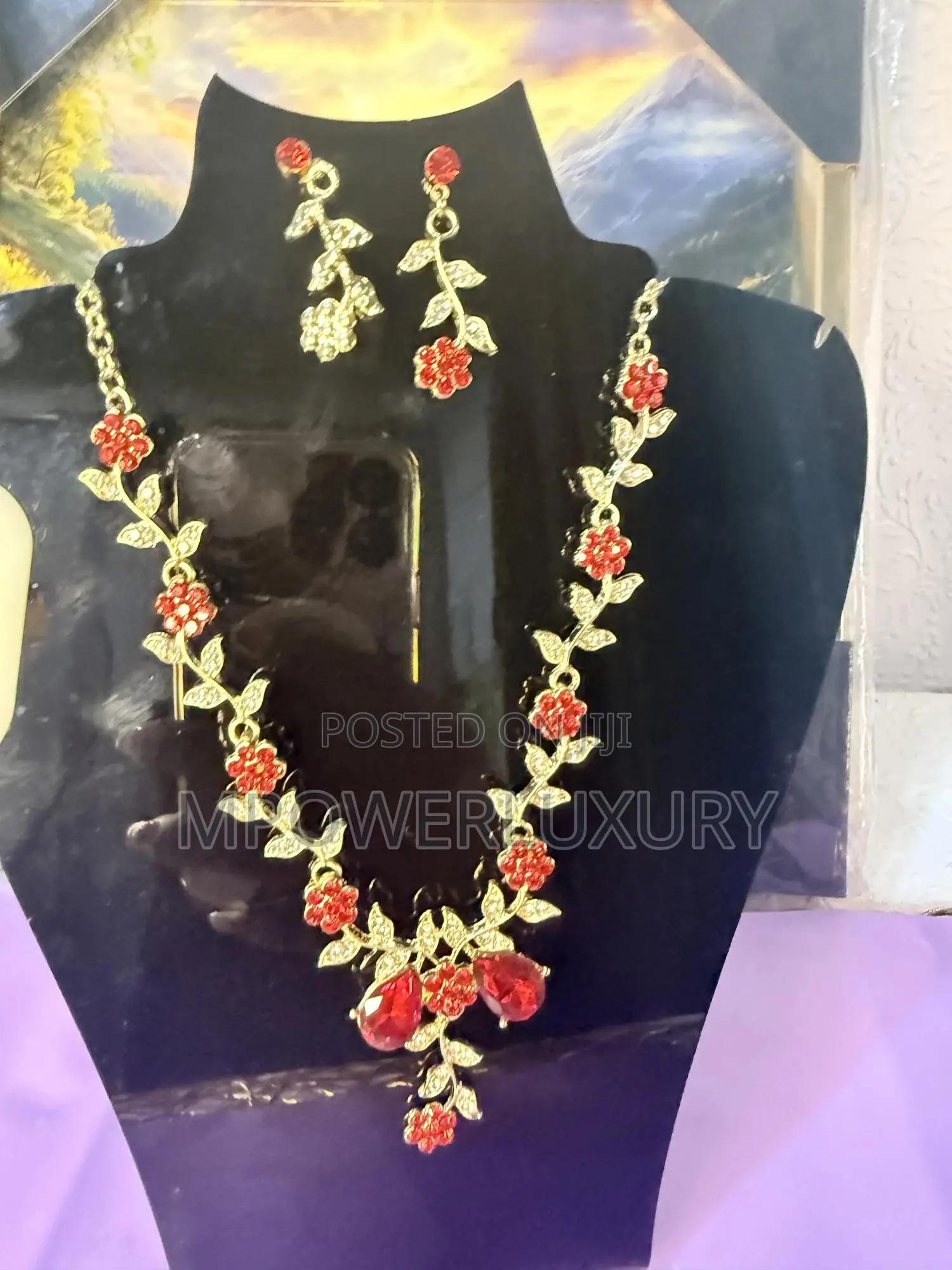 Bridal Jewelry Necklace and Earrings
