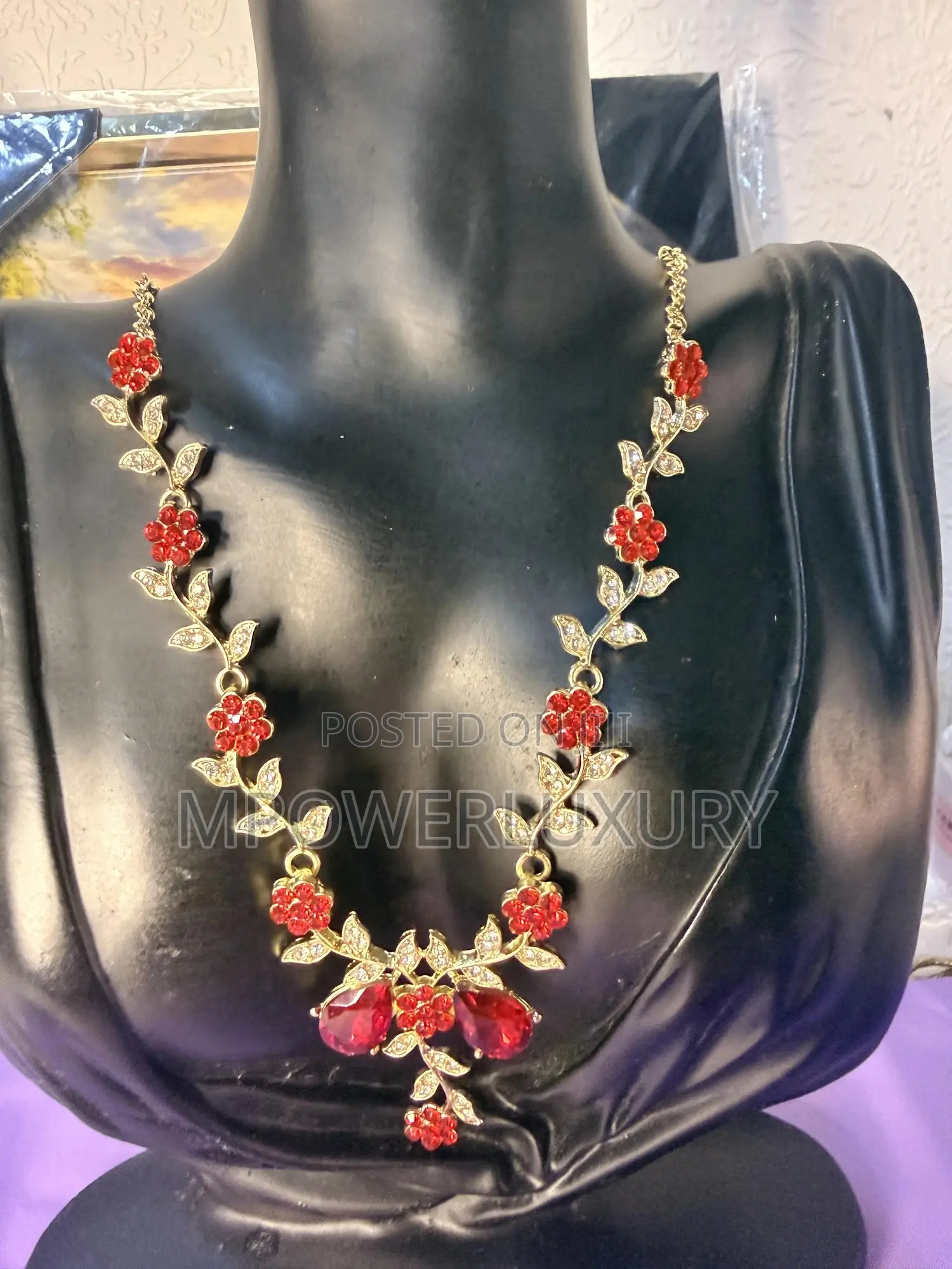 Bridal Jewelry Necklace and Earrings