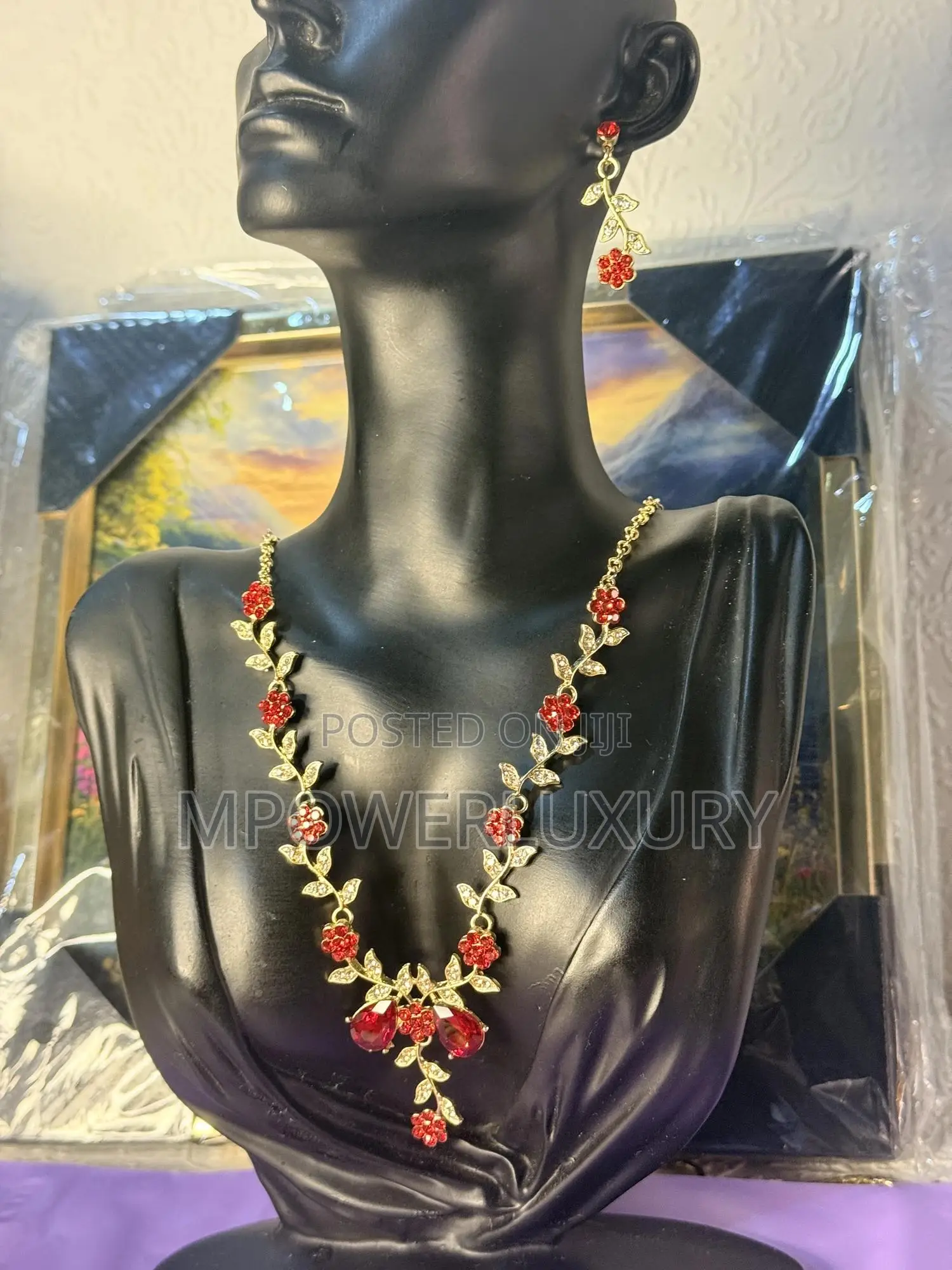 Bridal Jewelry Necklace and Earrings
