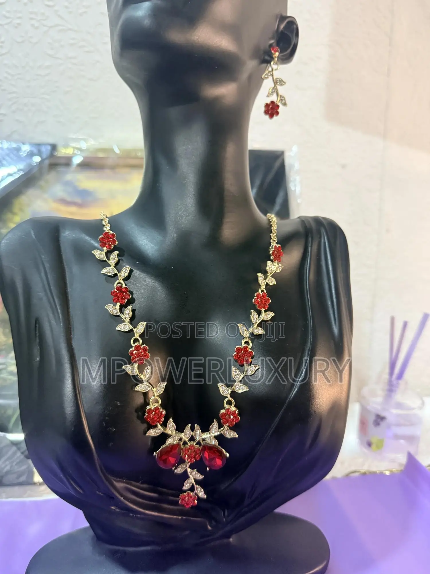 Bridal Jewelry Necklace and Earrings