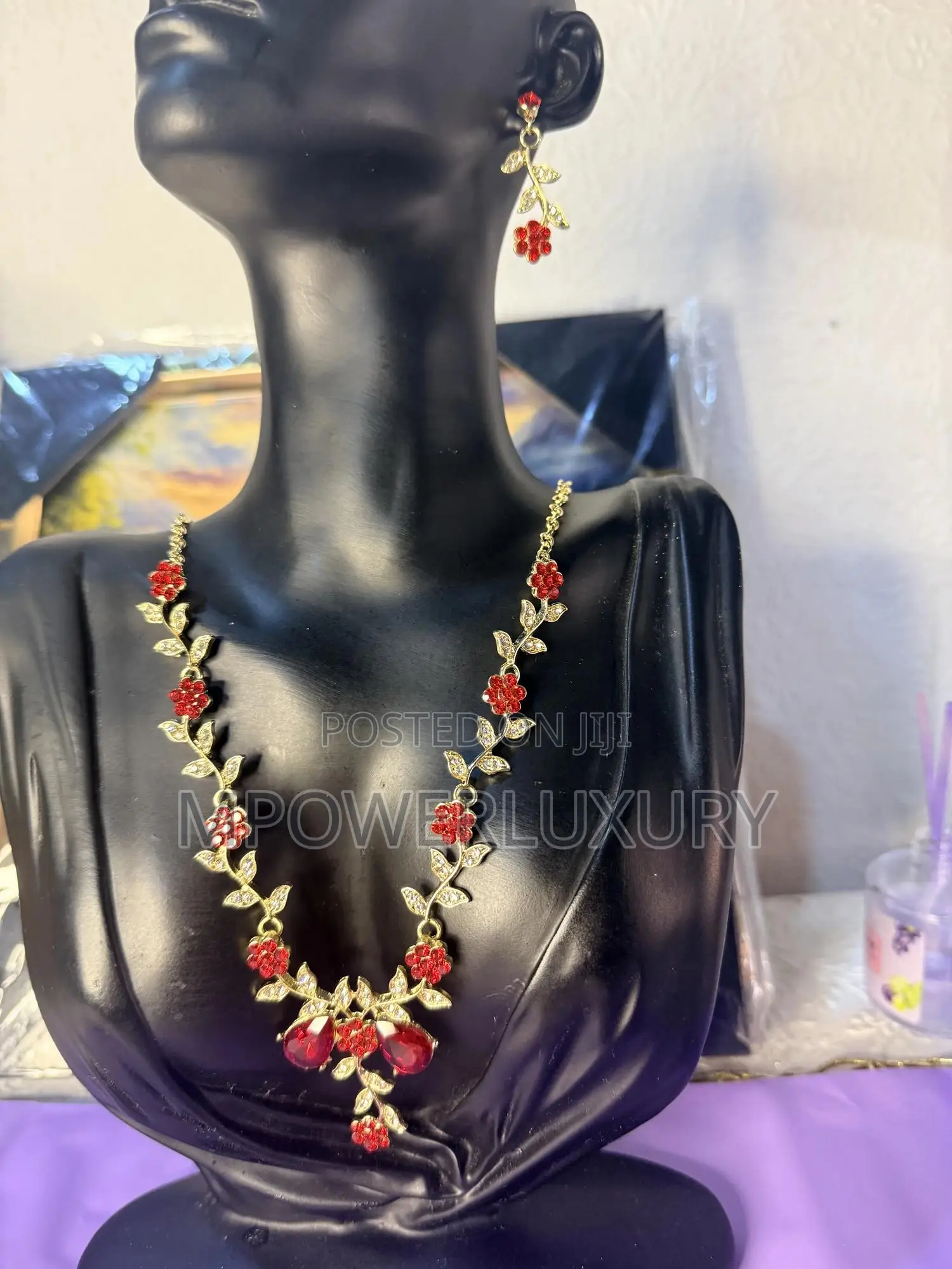 Bridal Jewelry Necklace and Earrings