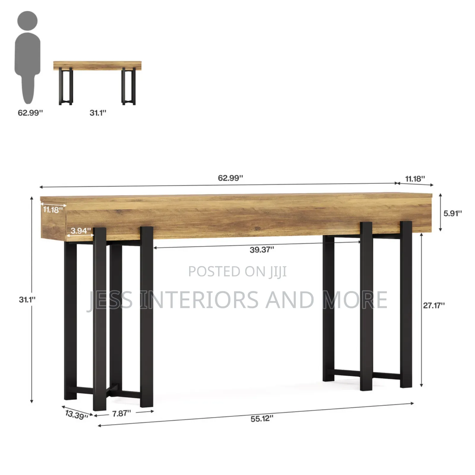 Console Table (160cm) Minimalistic