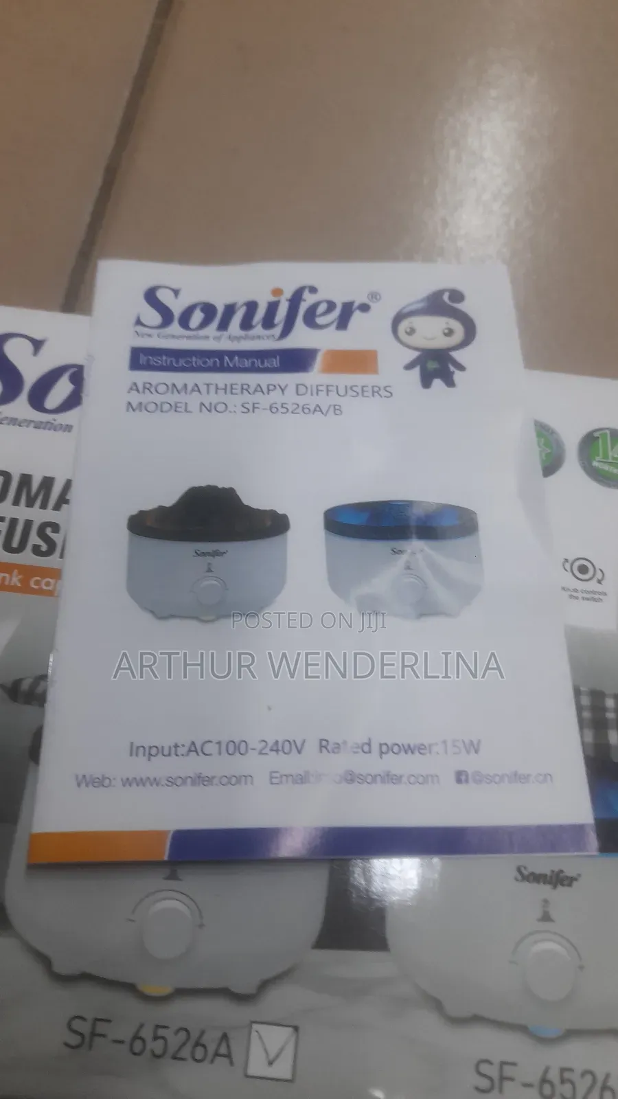 Sonifer Aroma Diffuser With Remote to Operate