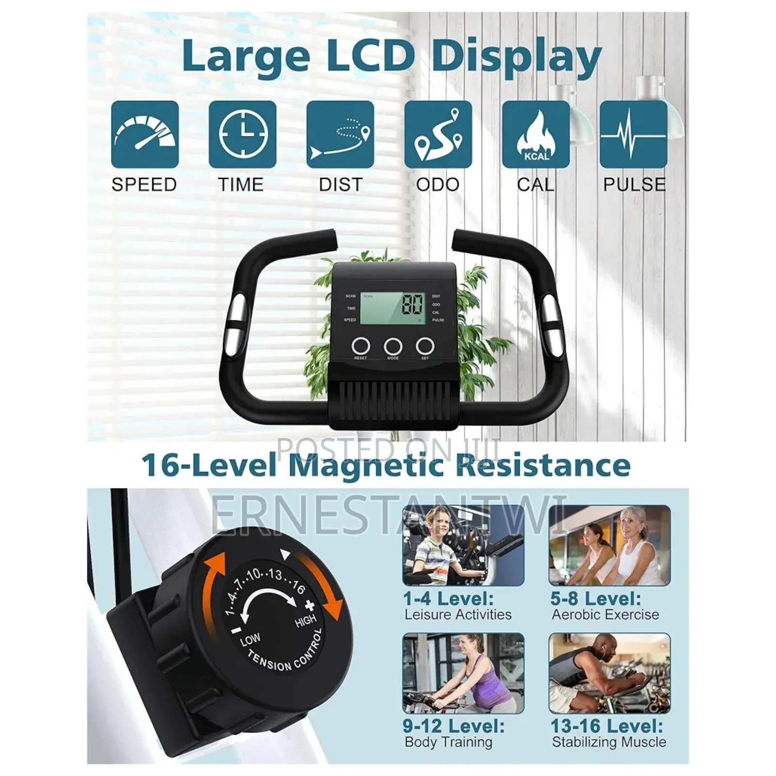 Fodable Exercise Bike From Micyox, Uk in Achimota - Sports Equipment ...