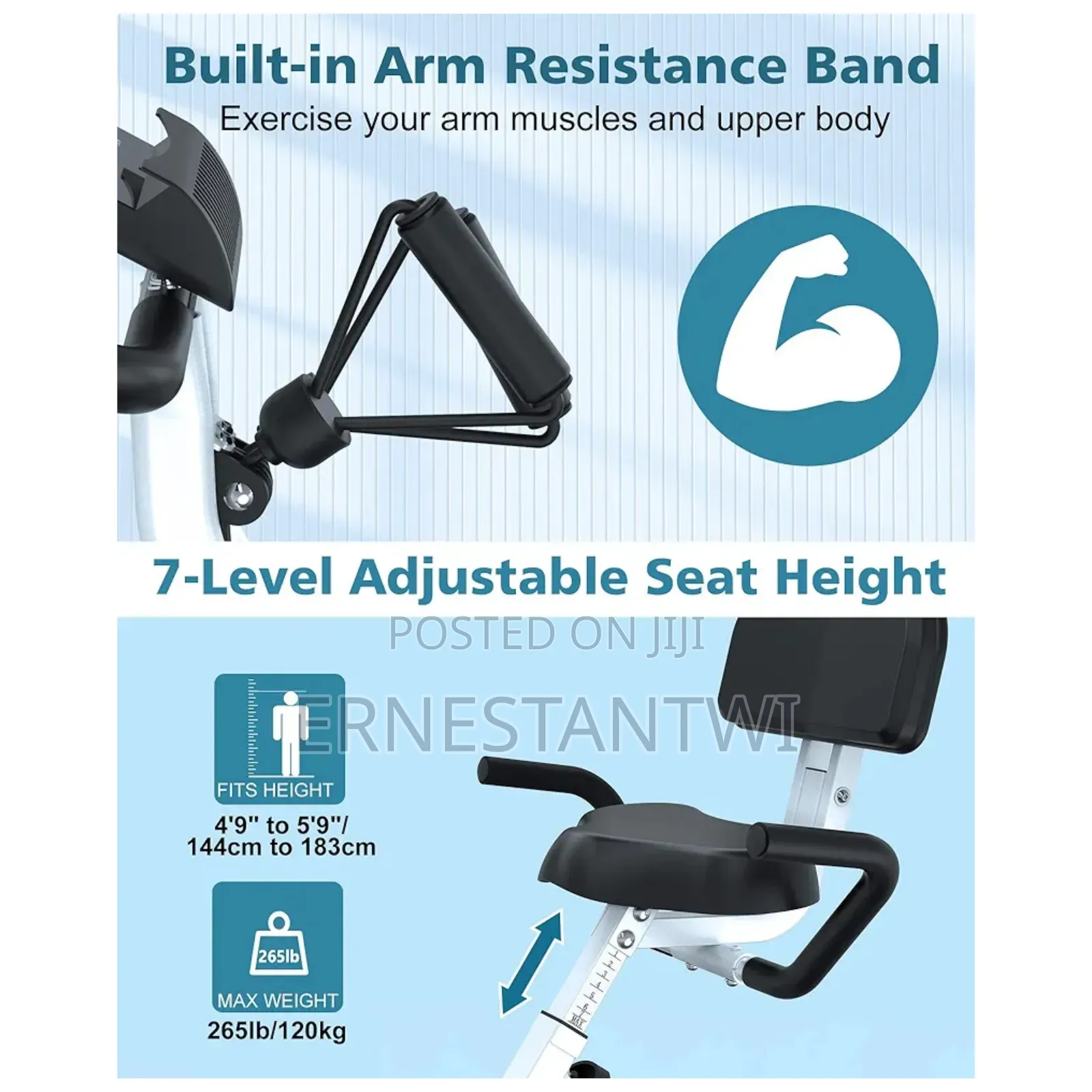 Fodable Exercise Bike From Micyox, Uk in Achimota - Sports Equipment ...