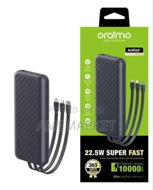Oraimo Slice Link 10000mah 12w Power Bank