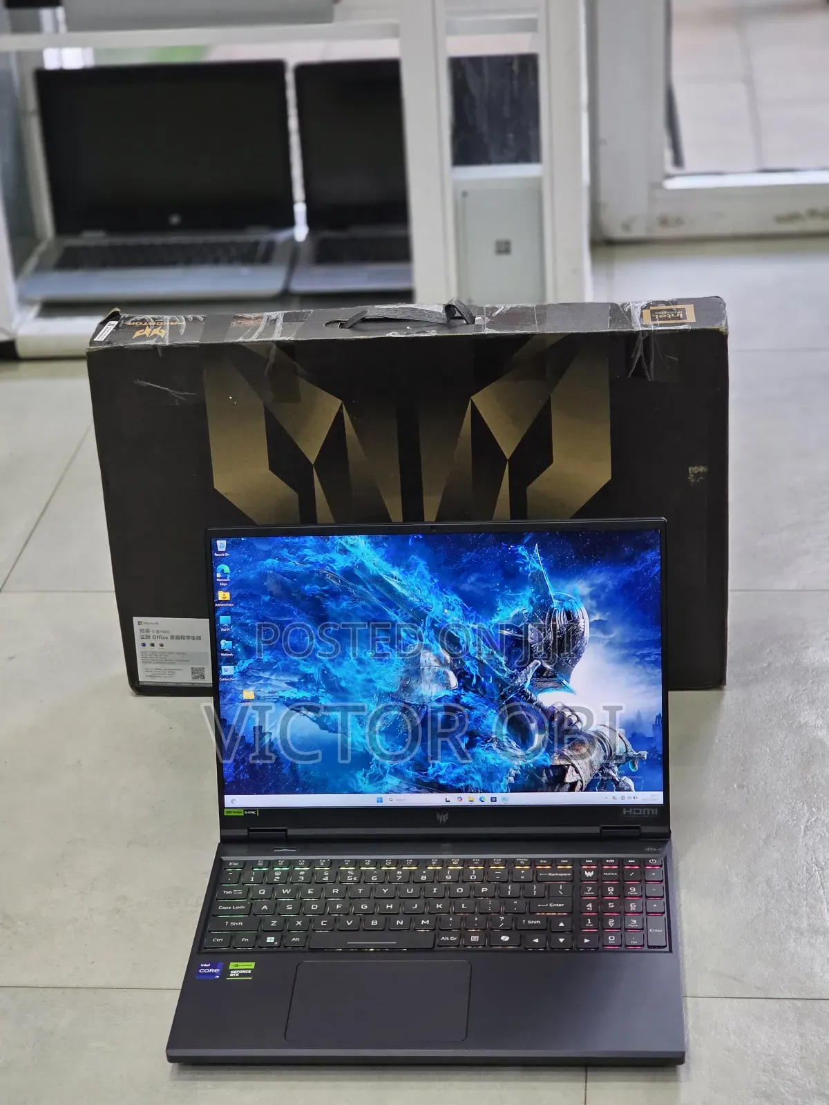 New Laptop Acer Predator Helios 16 16GB Intel Core I7 SSD 1T