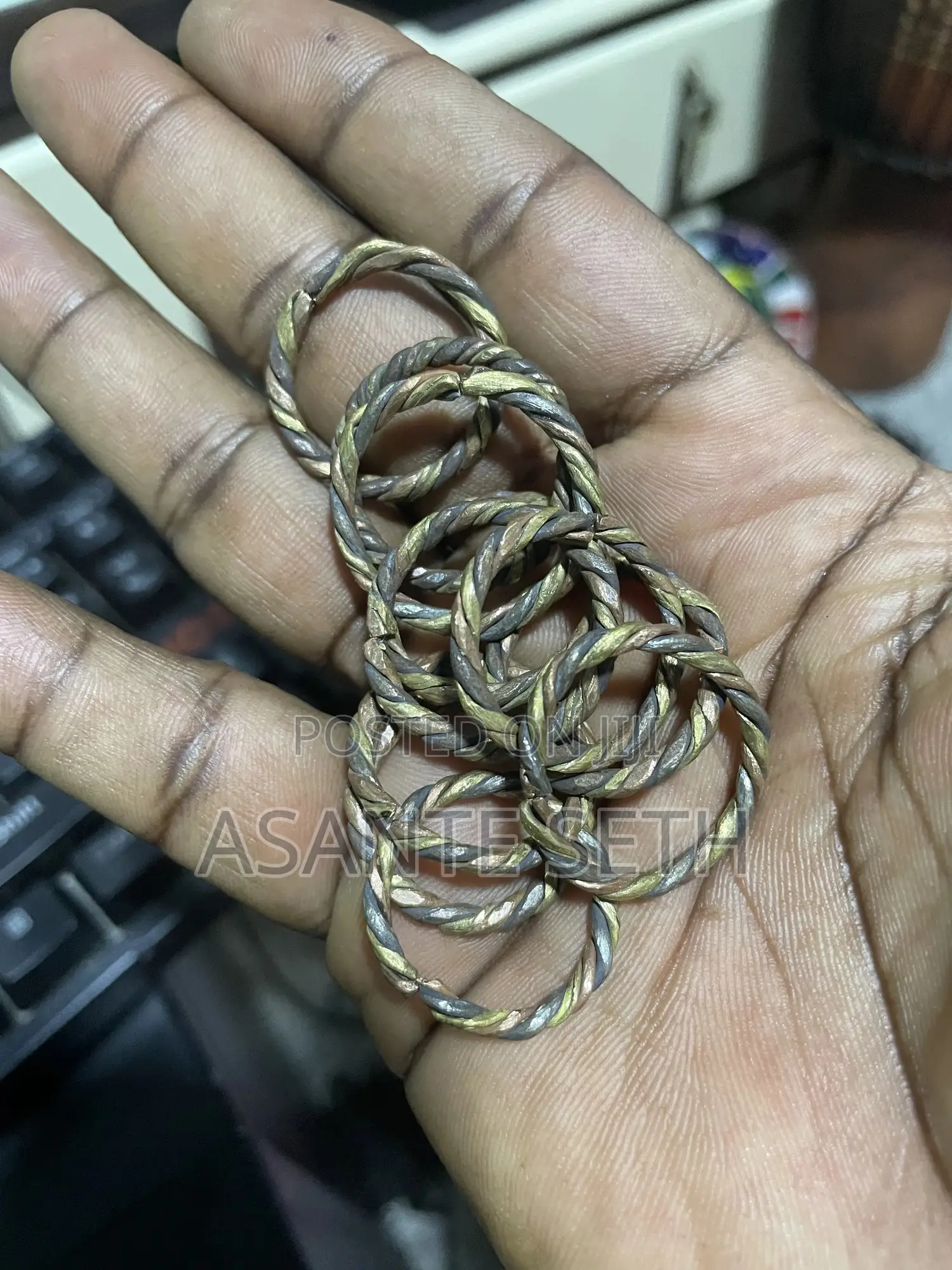 Very Powerful Protection Local Ring the 3 Colors Ring