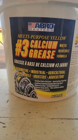 Grease -Abro Calcium Grease H3, Yellow 30lb Bucket, 30lb (14kg)
