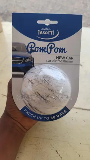 Air Freshener - Pompom, Hairy Fluff for Cars