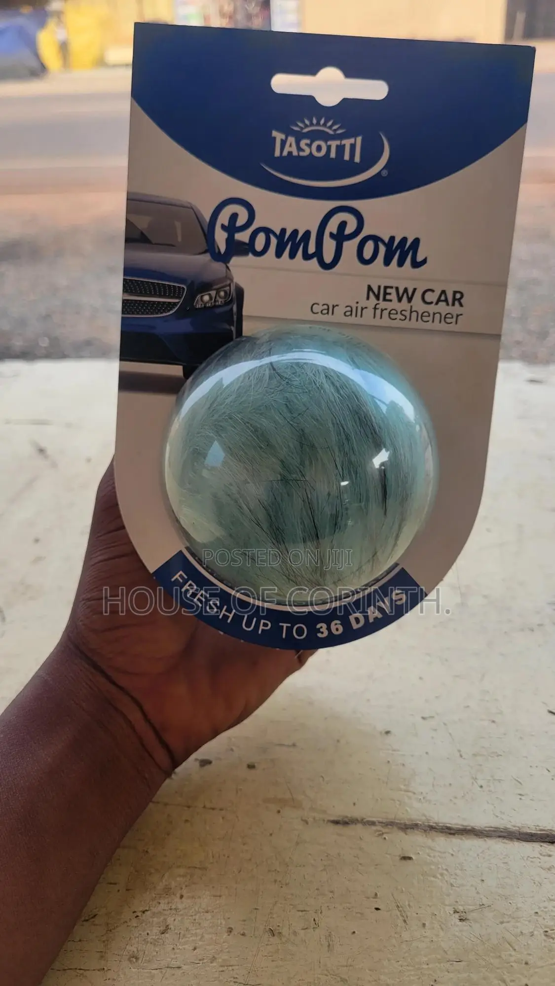 Air Freshener - Pompom, Hairy Fluff for Cars