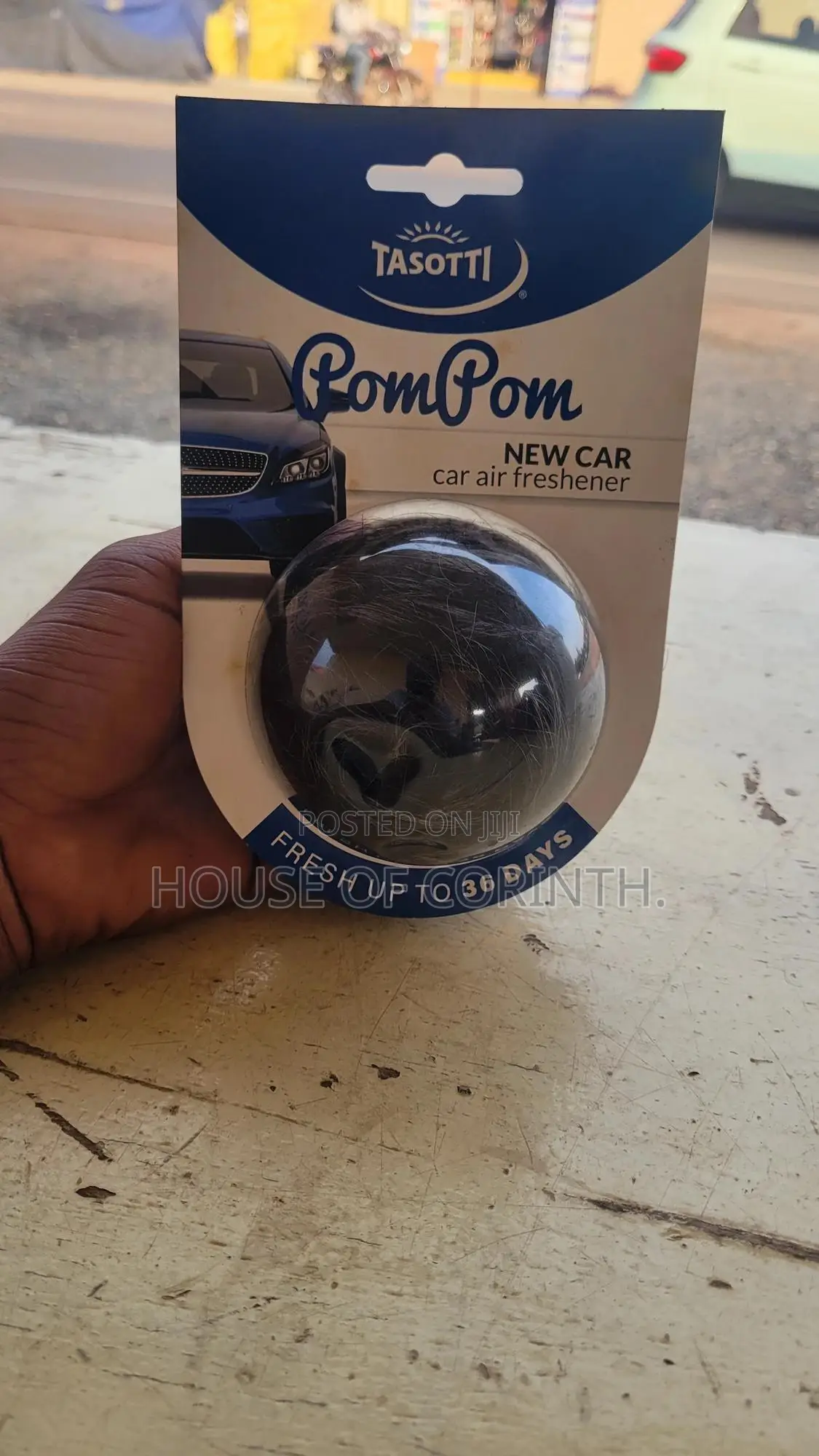 Air Freshener - Pompom, Hairy Fluff for Cars