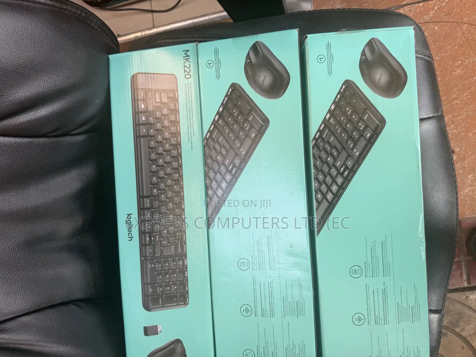 Logitech Mk220 Wireless Keyboard And Mouse Combo Wireless Original