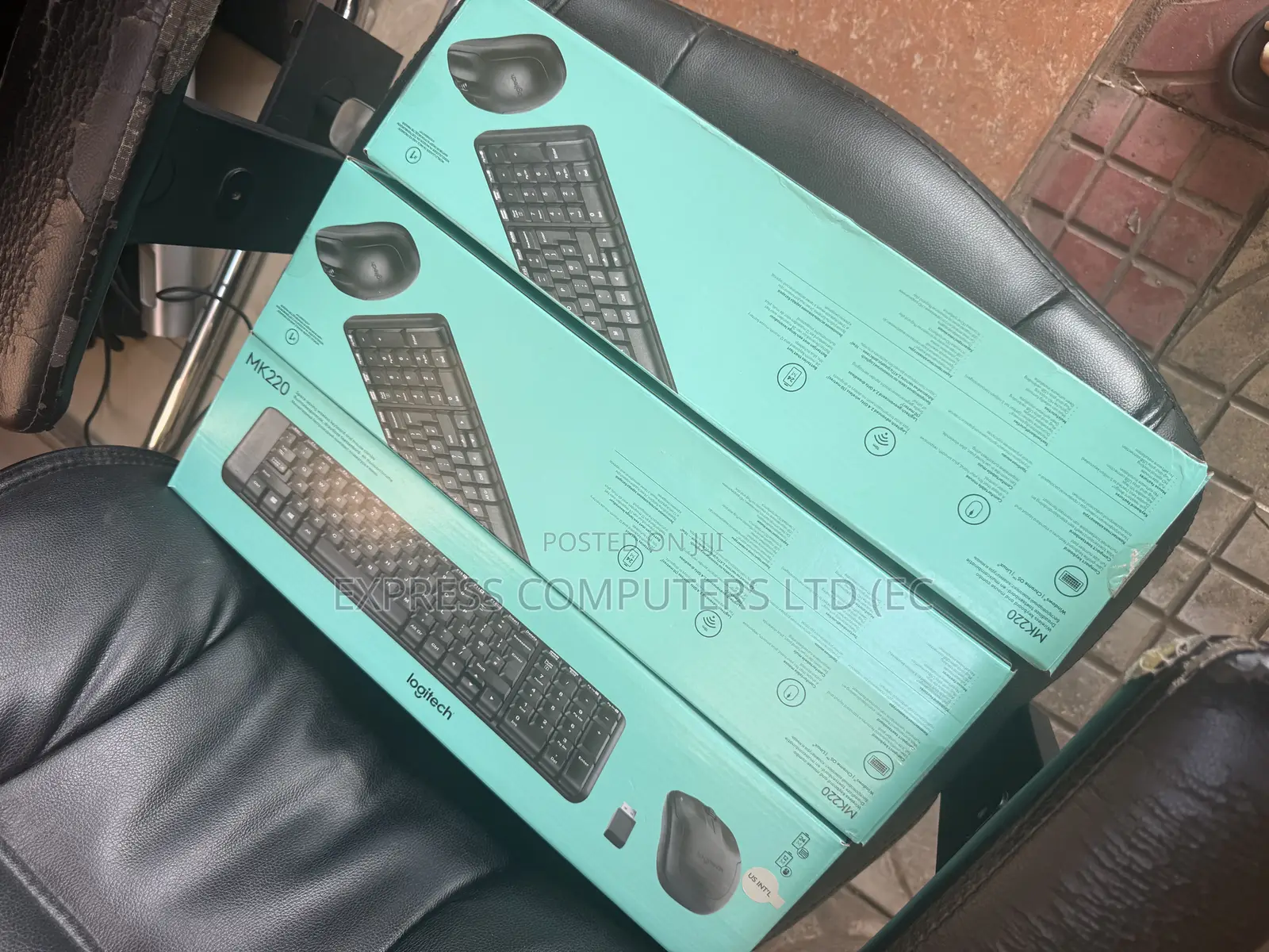 Logitech Mk220 Wireless Keyboard And Mouse Combo Wireless Original
