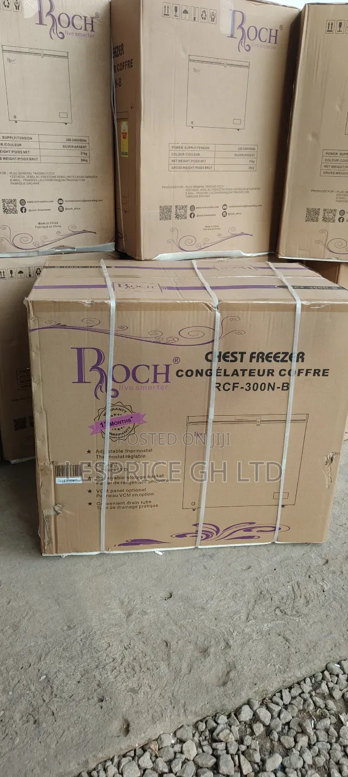 Roch Chest Freezer 251 LTRS