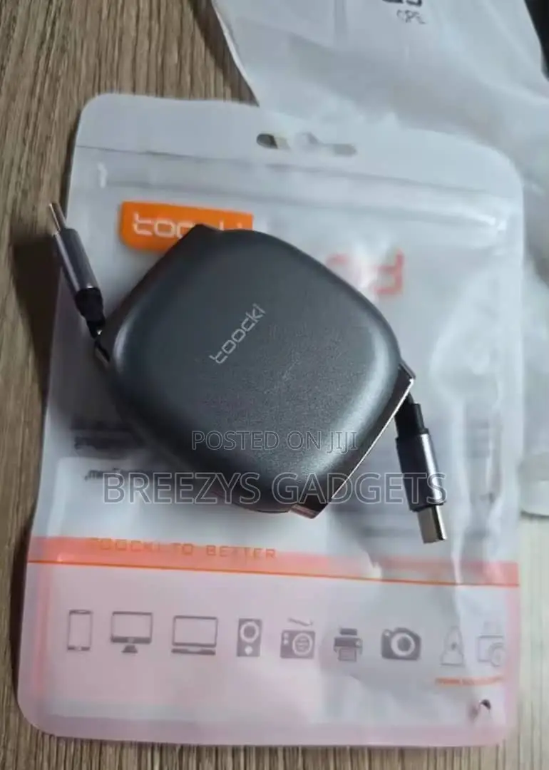 Toocki 100w Type C Retractable Cable for iPhone 16 15 Pro Max Samsung