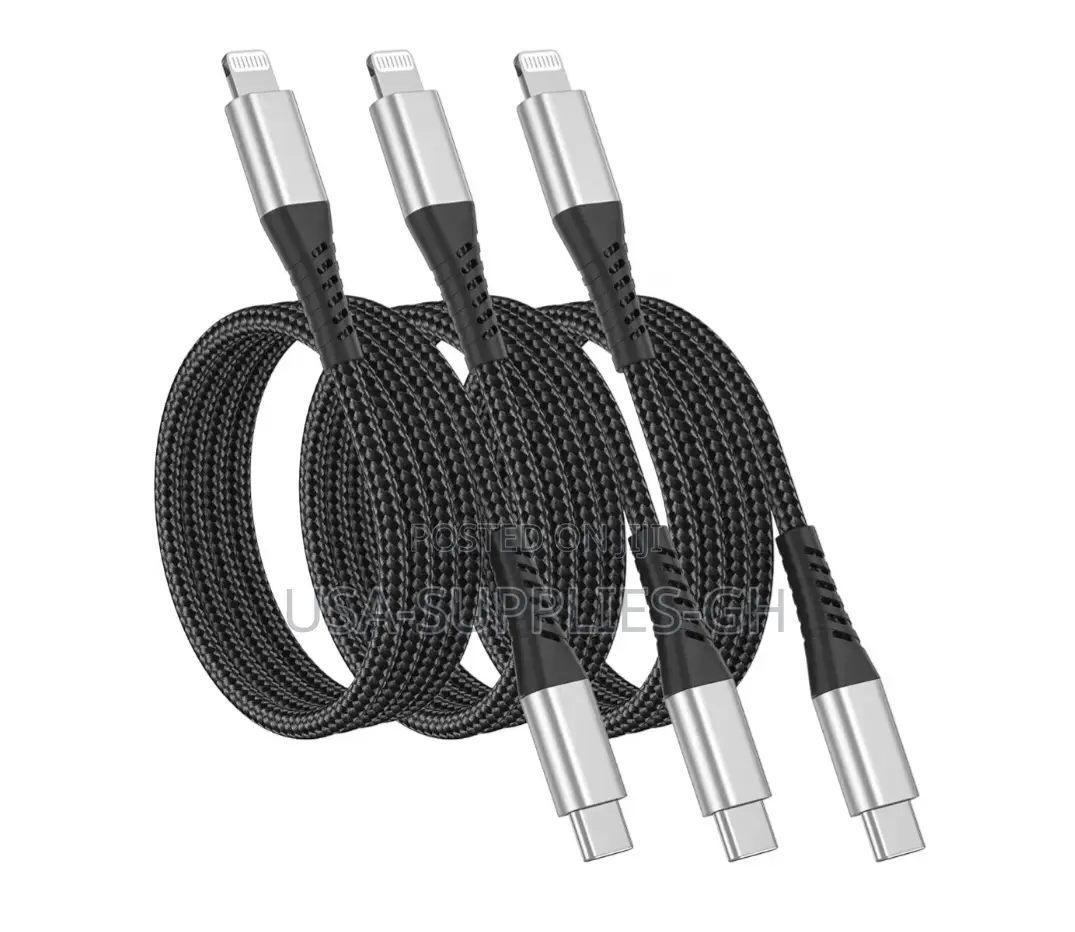Acevien Apple Mfi Certified Usb C To Lightning Braided Cable 3ft - Usa