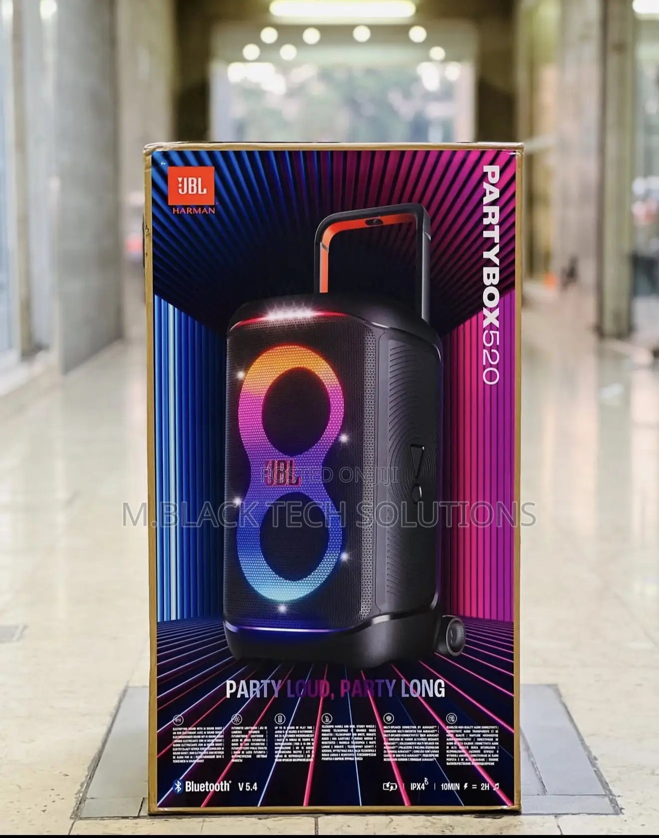 Jbl Partybox 520 400w Portable Party Speaker