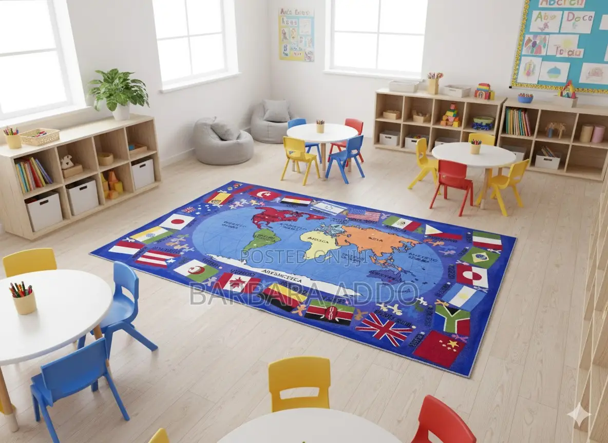 Preschool Countries and Continents Circle Time Mat