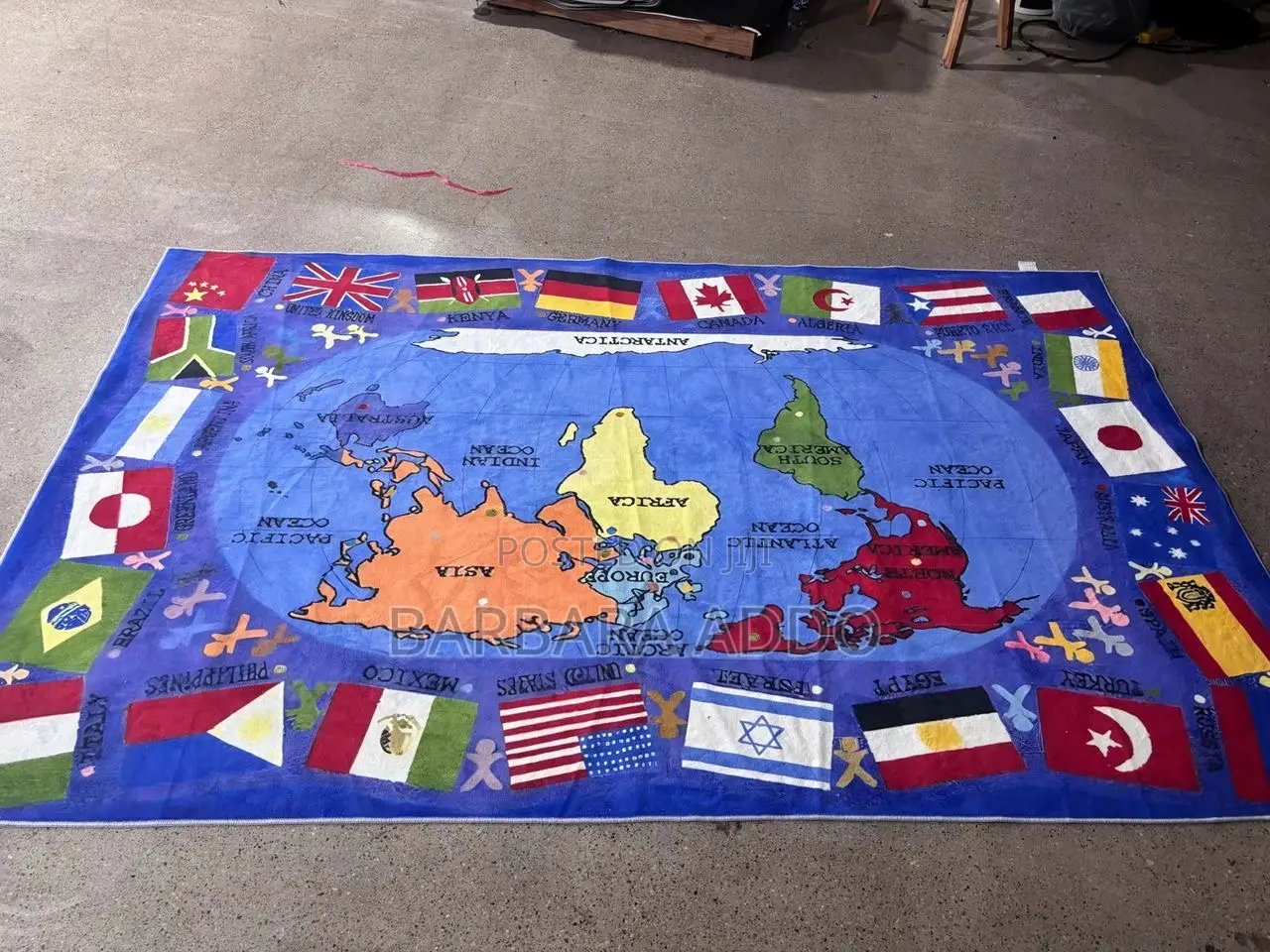 Preschool Countries and Continents Circle Time Mat