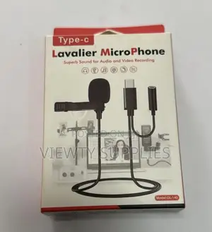 Type C Noise-canceling Portable Recording Lapel Microphone