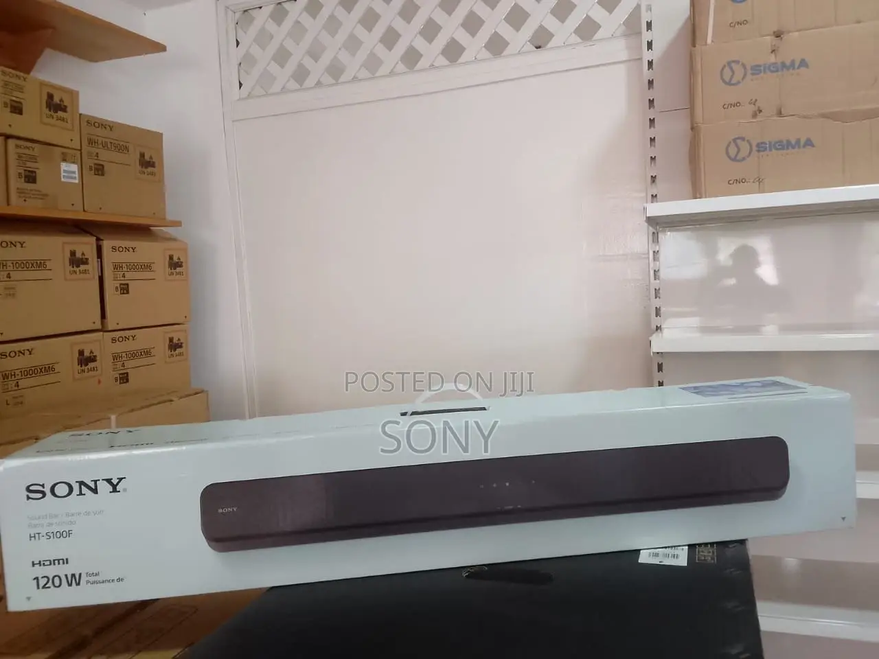 Sony Ht-S100f Soundbar – Cinema Sound With Optical Cable”