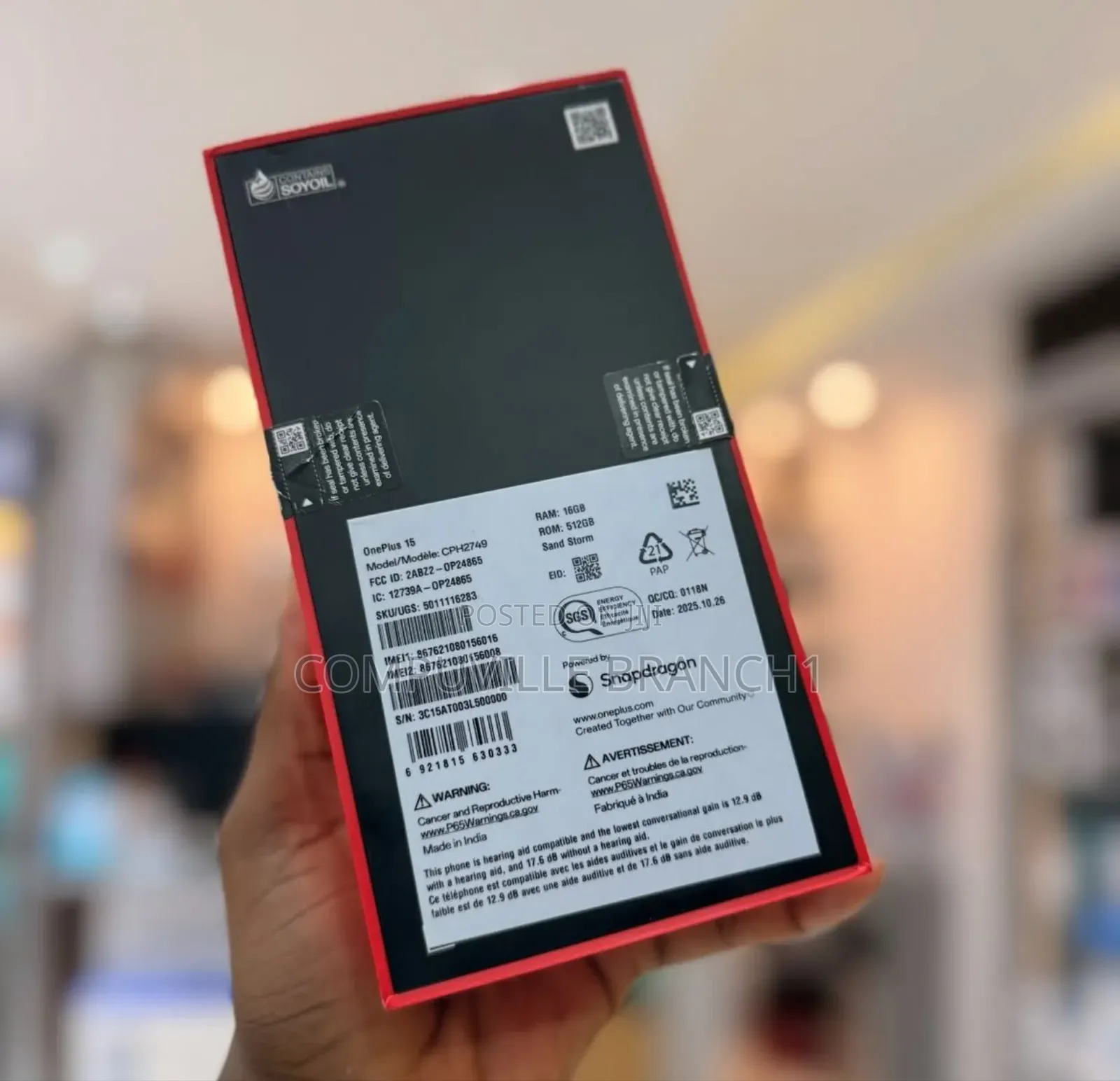 New OnePlus 15 512 GB Black